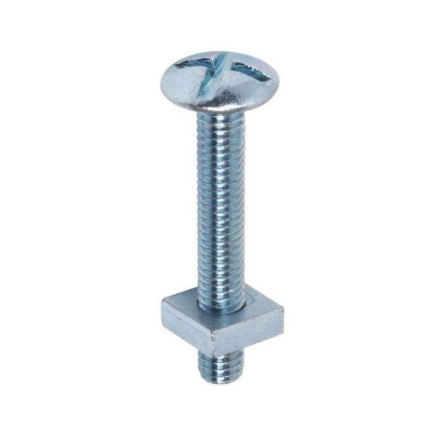 Picture of Roofing Bolt & Nut BZP - M6x25