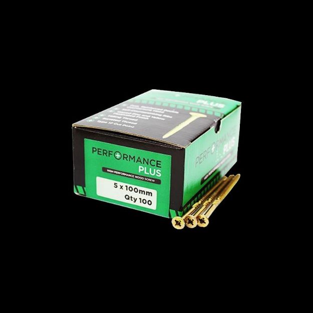 Picture of Woodscrew Csk Performance Plus YZP - 5.0x80