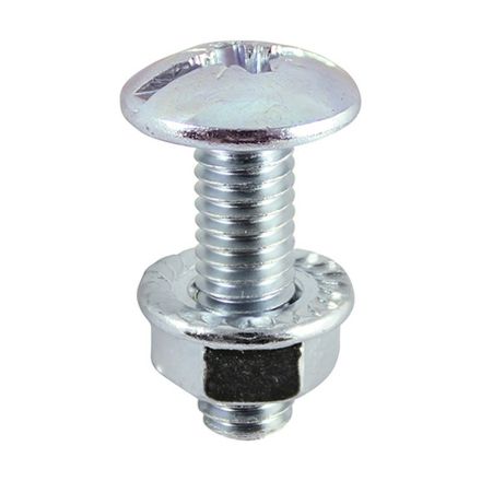Picture of Tray Bolt & Flange Nut BZP - M6x8