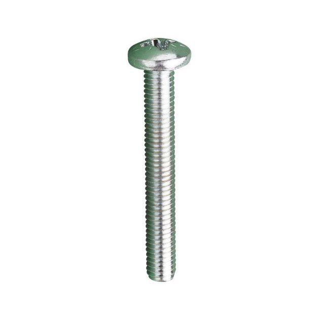 Picture of Machine Screw Pan Pozi BZP - M4x40