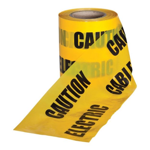 Picture of Underground Warning Tape Yellow [Electric] - 365m