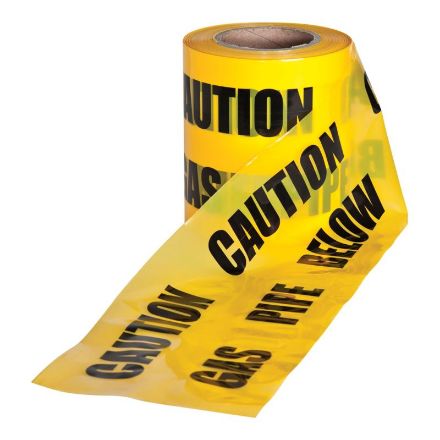 Picture of Underground Warning Tape Yellow [Gas] - 365m