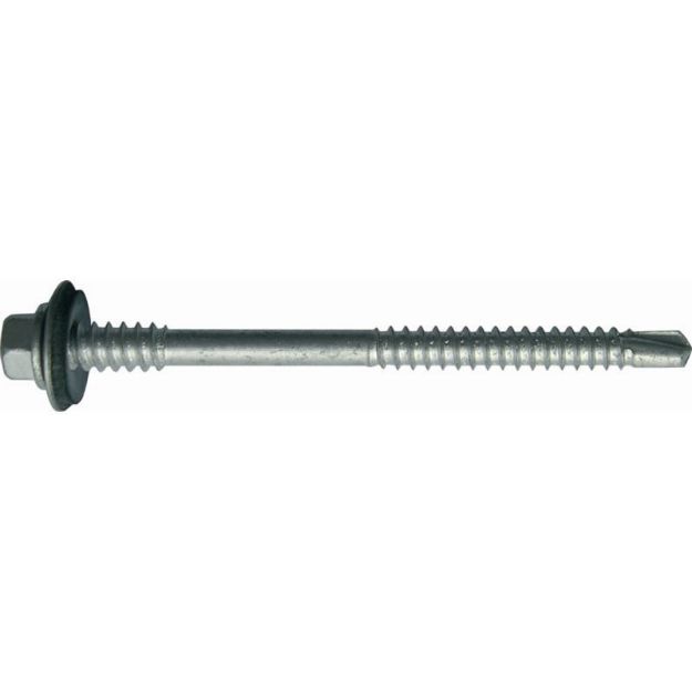 Picture of Self Drill Hex High Thread LS3 & W16 Bi-Metal S/S A2 - 5.5/6.3x150