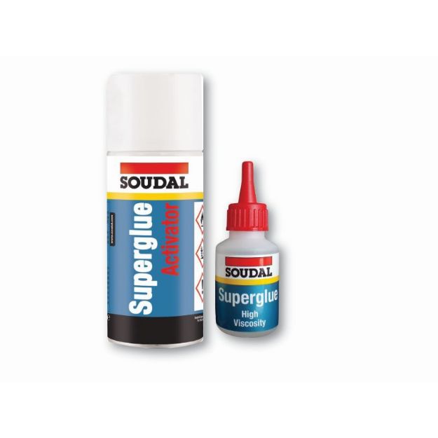 Picture of Soudal Mitre Fast Bonding Kit Std 200ml + 50g