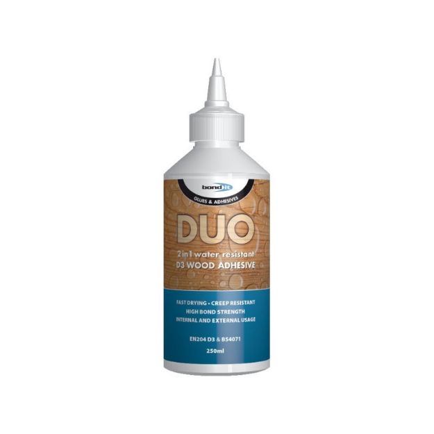 Picture of DUO 2 in 1 Water Resistant Wood Adhesive D3 250ml