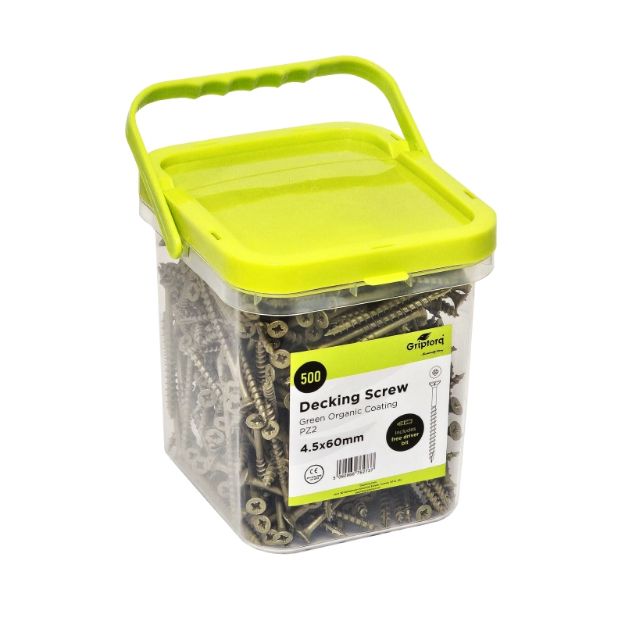 Picture of Griptorq Decking Screw Tub/500 - 4.5 x 50